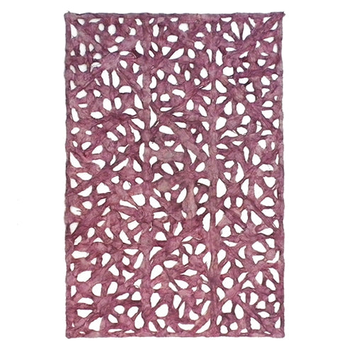 Spiderweb Amate Bark Paper from Mexico- Grape 15.5x23 Inch Sheet Spiderweb Amate Bark Paper from Mexico- Grape 15.5x23 Inch Sheet