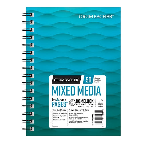 Grumbacher Mixed Media Pads 5.5" x 8.5" - 50 Shts./Pad
