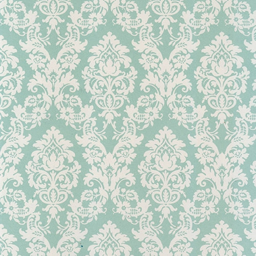 Tassotti Paper - Aquamarine Brocade 19.5"x27.5" Sheet Tassotti Paper - Aquamarine Brocade 19.5"x27.5" Sheet