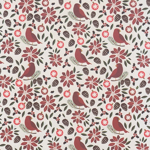 Tassotti Paper - Christmas Chirp 19.5"x27.5" Sheet Tassotti Paper - Christmas Chirp 19.5"x27.5" Sheet