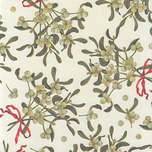 Rossi Decorated Papers from Italy - Mistletoe 28"x40" Sheet Rossi Decorated Papers from Italy - Mistletoe 28"x40" Sheet