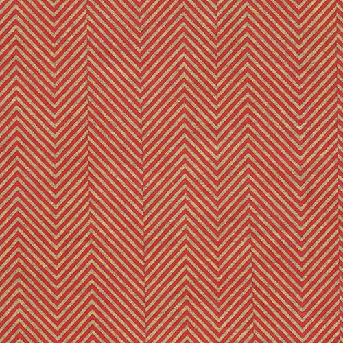 Moving Zig Zag Op Art (Optical Illusion) Paper- Gold on Red Moving Zig Zag Op Art (Optical Illusion) Paper- Gold on Red