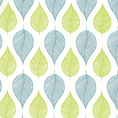 Tea Leaves- Turquoise/Lime 22x30" Sheet Tea Leaves- Turquoise/Lime 22x30" Sheet