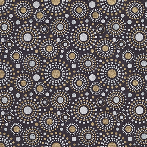 Dotcentric- Silver/Gold 22x30" Sheet Dotcentric- Silver/Gold 22x30" Sheet