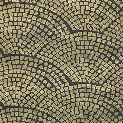 Nepalese Gold Pavers- Gold/Black 20x30" Sheet Nepalese Gold Pavers- Gold/Black 20x30" Sheet