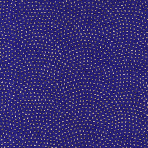 Swirling Metallic Gold Dots on Cobalt Blue 21x31" Sheet  Swirling Metallic Gold Dots on Cobalt Blue 21x31" Sheet