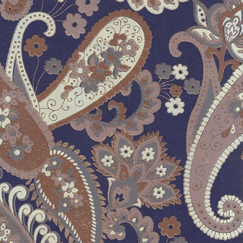 Printed Cotton Paper from India- Paisley Tan/Gray on Navy 22x30 Inch Sheet Printed Cotton Paper from India- Paisley Tan/Gray on Navy 22x30 Inch Sheet