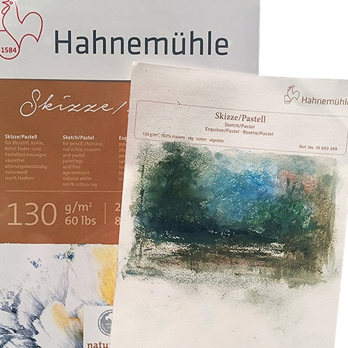 Hahnemuhle 8.3'' x 11.7'' Pastel Pad, Natural White - 30 sheet pad Natural White 8.3'' x 11.7'' 