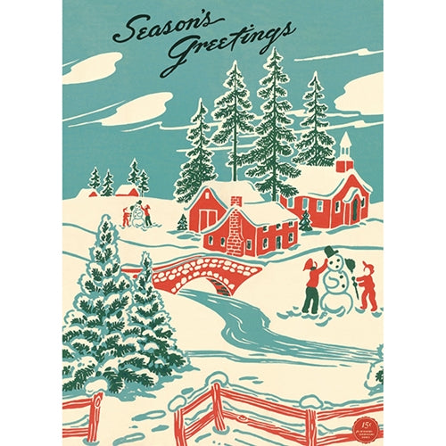Cavallini Decorative Paper Wrap- Winter Wonderland 20x28" Sheet Cavallini Decorative Paper Wrap- Winter Wonderland 20x28" Sheet