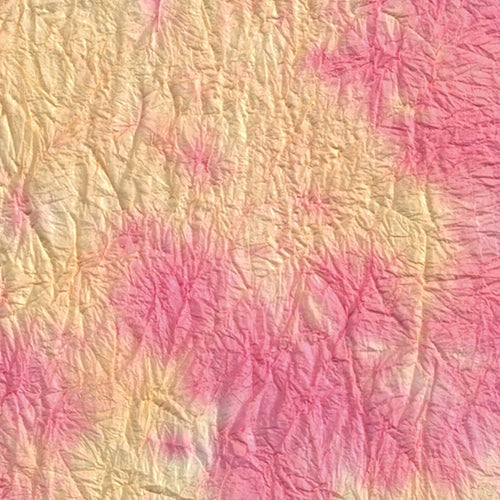 Shibori Dyed Momi Paper- Pink Lemonade 22x33" Sheet Shibori Dyed Momi Paper- Pink Lemonade 22x33" Sheet