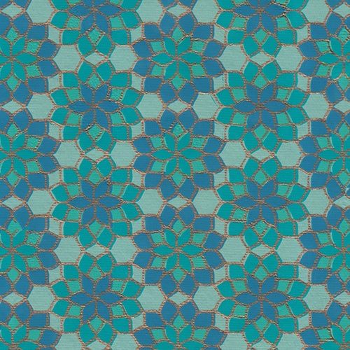 Printed Cotton Paper from India- Moroccan Floral Print 20x30" Sheet Printed Cotton Paper from India- Moroccan Floral Print 20x30" Sheet