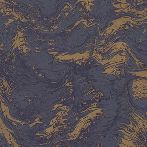 Tassotti Paper- Printed Marble Blue-Gold 19.5"x27.5" Sheet Tassotti Paper- Printed Marble Blue-Gold 19.5"x27.5" Sheet