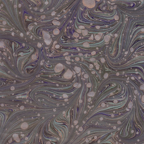 Handmade Italian Marble Paper- Malachite Fantasy Pattern with Silver 19.5 x 27" Sheet "NEW!" Handmade Italian Marble Paper- Malachite Fantasy Pattern with Silver 19.5 x 27" Sheet