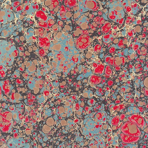 Handmade Italian Marble Paper- Stone Marble Magenta, Blue, & Brown 19.5 x 27" Sheet "NEW!" Handmade Italian Marble Paper- Magenta, Blue, & Brown Stone 19.5 x 27" Sheet