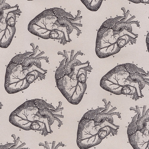 Rossi Limited Edition Letterpress Paper- Hearts 20x28" Sheet Rossi Limited Edition Letterpress Paper- Hearts 20x28" Sheet 