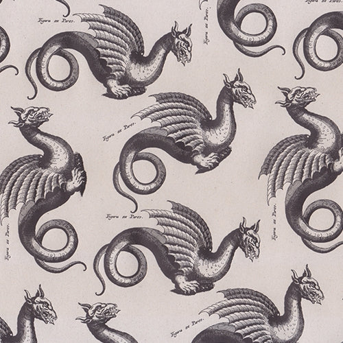 Rossi Limited Edition Letterpress Paper- Dragons 20x28" Sheet Rossi Limited Edition Letterpress Paper- Dragons 20x28" Sheet