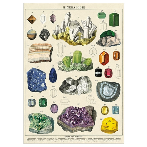 Cavallini Decorative Paper - Mineralogie 20"x28" Sheet Cavallini Decorative Paper - Mineralogie 20"x28" Sheet