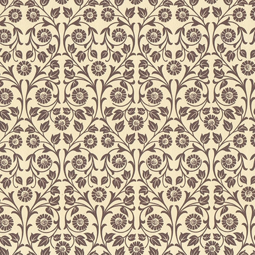 Carta Varese Florentine Paper- Brown Floral Vine 19x27 Inch Sheet Carta Varese Florentine Paper- Brown Floral Vine 19x27 Inch Sheet
