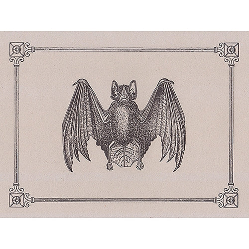 Rossi Limited Edition Letterpress Gift Card- The Bat Rossi Limited Edition Letterpress Gift Card- The Bat