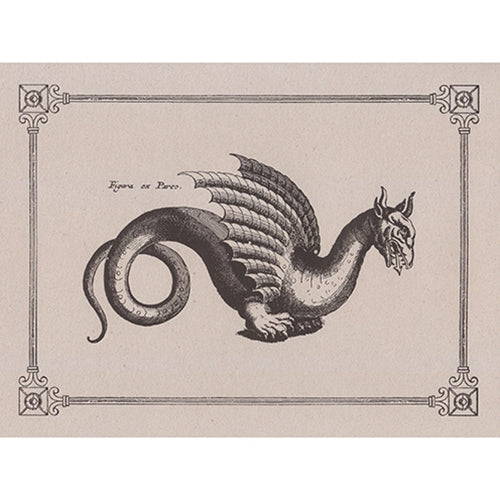 Rossi Limited Edition Letterpress Gift Card- The Dragon Rossi Limited Edition Letterpress Gift Card- The Dragon