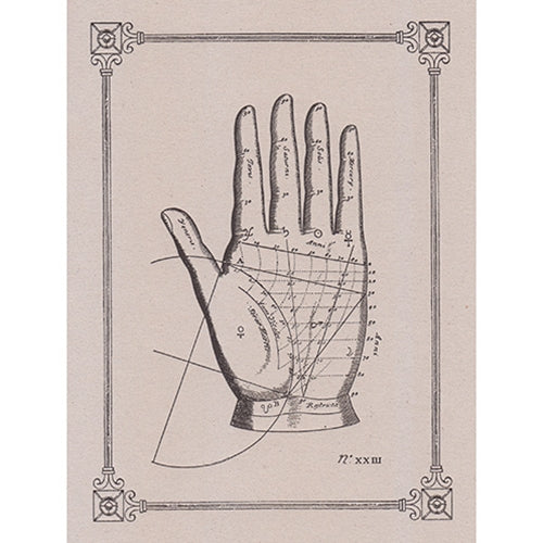 Rossi Limited Edition Letterpress Gift Card- Palmistry Rossi Limited Edition Letterpress Gift Card- Palmistry