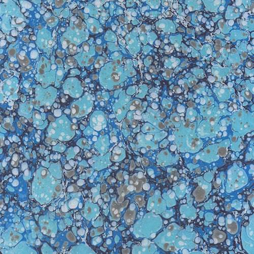 Handmade Italian Marble Paper- Stone Marble Sky Blue 19.5 x 27" Sheet Handmade Italian Marble Paper- Stone Marble Sky Blue 19.5 x 27" Sheet 