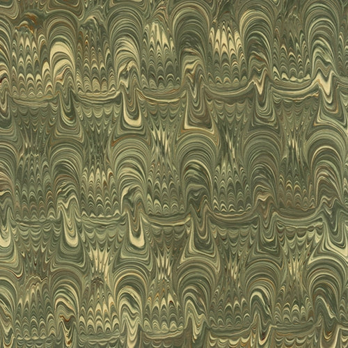 Handmade Italian Marble Paper- Soundwave Green 19.5 x 27" Sheet Handmade Italian Marble Paper- Soundwave Green 19.5 x 27" Sheet