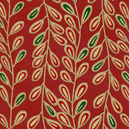 Printed Cotton Paper from India- Pussy Willow Crimson Red 22x30 Inch Sheet Printed Cotton Paper from India- Pussy Willow Crimson Red 22x30 Inch Sheet