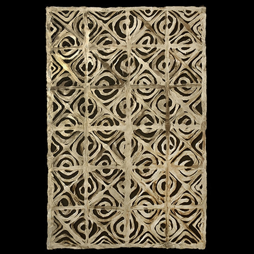 Amate Bark Paper from Mexico- Flowers Moteado 15.5x23 Inch Sheet Amate Bark Paper from Mexico- Flowers Moteado 15.5x23 Inch Sheet