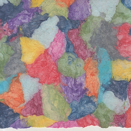 Amate Bark Paper from Mexico - Solid Rainbow Arcoiris 15.5x23 Inch Sheet Amate Bark Paper from Mexico - Solid Rainbow Arcoiris 15.5x23 Inch Sheet