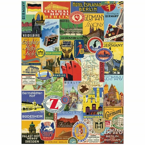 Cavallini Decorative Paper - Germany Collage 20"x28" Sheet Cavallini Decorative Paper - Germany Collage 20"x28" Sheet