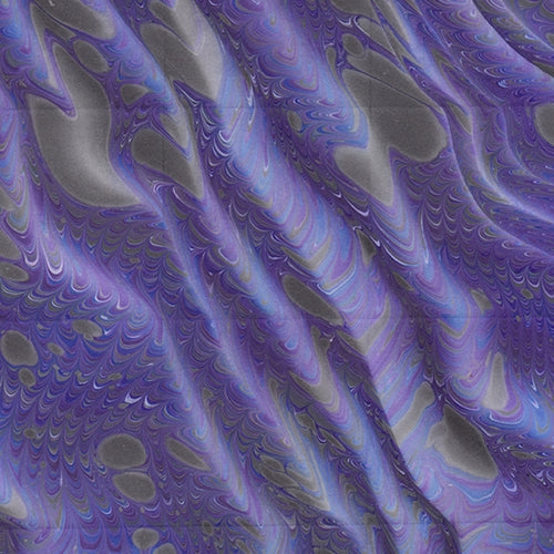 Handmade Italian Marble Paper- Dragon Skin Moire Blue, Purple & Black 19.5 x 27" Sheet *NEW!* Handmade Italian Marble Paper- Dragon Skin Moire Blue, Purple & Black 19.5 x 27" Sheet