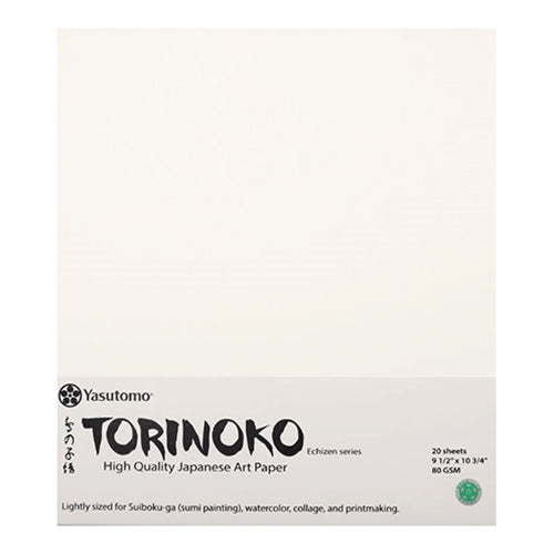 Torinoko Paper, 9 1/2" x 10 3/4" Pack of 20 Sheets Torinoko Paper, 9 1/2" x 10 3/4" Pack of 20 Sheets