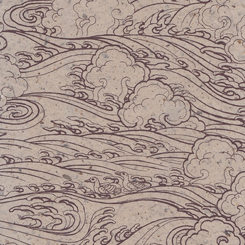 Tibetan Waves and Birds Paper Tibetan Waves and Birds Paper