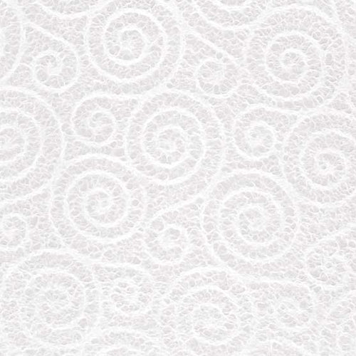 Thai Lace White Scroll - 25"x37" Sheet Thai Lace White Scroll - 25"x37" Sheet