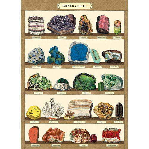 Cavallini Decorative Paper - Mineralogie 2 20"x28" Sheet  Cavallini Decorative Paper - Mineralogie 2 20"x28" Sheet