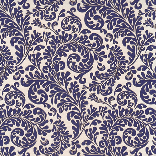 Rossi Decorated Papers from Italy - Blue Leaves 28"x40" Sheet Rossi Decorated Papers from Italy - Blue Leaves 28"x40" Sheet