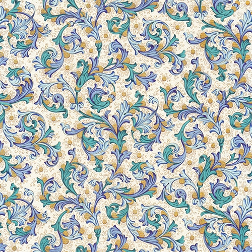Rossi Decorated Papers from Italy - Traditional Florentine in Turquoise and Blues 28"x20" Sheet Rossi Decorated Papers from Italy - Traditional Florentine in Turquoise and Blues 28"x20" Sheet