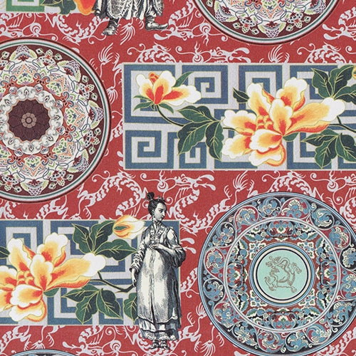 Rossi Inspirations Paper- Chinese Warrior, Courtesan, and Mandala 20x28" Sheet Rossi Inspirations Paper- Chinese Warrior, Courtesan, and Mandala 20x28" Sheet