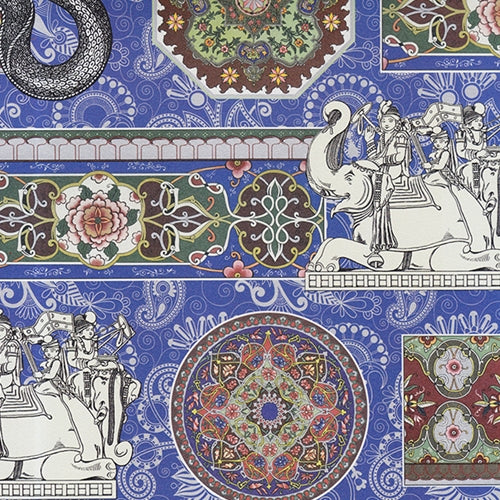 Rossi Inspirations Paper- India Elephant, Viper, and Prints 20x28" Sheet Rossi Inspirations Paper- India Elephant, Viper, and Prints 20x28" Sheet