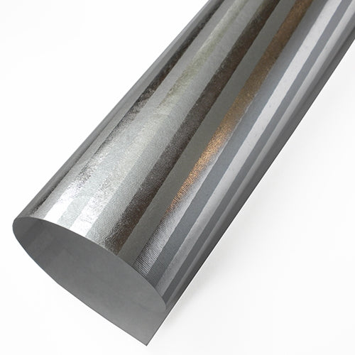 Metallic Foil Printed Paper from India- Silver Stripes on Grey Paper Metallic Foil Printed Paper from India- Silver Stripes on Grey Paper