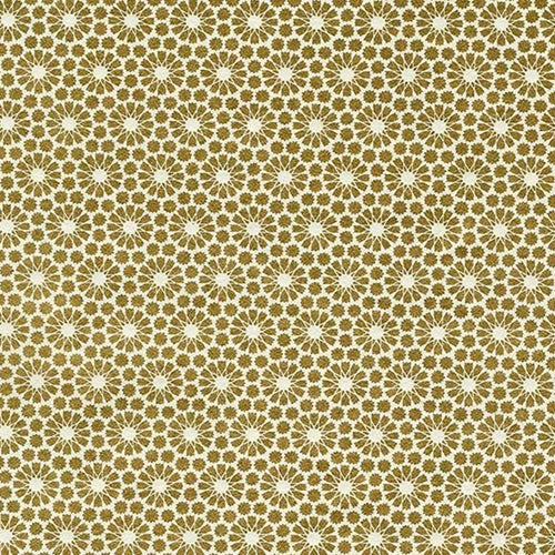 Japanese Chiyogami Paper- Gold Flowers on White 18"x24" Sheet Japanese Chiyogami Paper- Gold Flowers on White 18"x24" Sheet