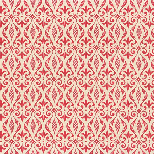 Carta Varese Florentine Paper- Scrolling Filagree in Red 19x27 Inch Sheet Carta Varese Florentine Paper- Scrolling Filagree in Red 19x27 Inch Sheet