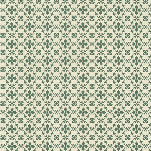 Carta Varese Florentine Paper- Florettes and Vines in Green 19x27" Sheet Carta Varese Florentine Paper- Florettes and Vines in Green 19x27" Sheet