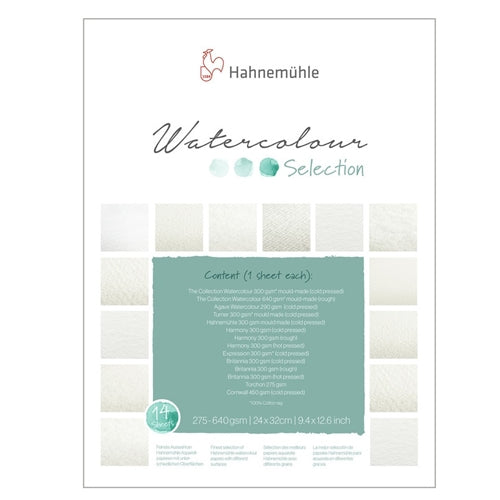 Hahnemuhle Watercolor Selection Pad, 9.4" x 12.6" Hahnemuhle Watercolor Selection Pad, 9.4" x 12.6"