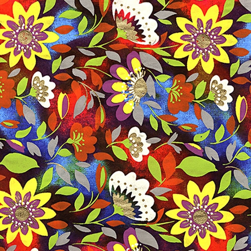 *NEW!* Indian Rainbow Dot Print- Flower Fiesta 22x30" *NEW!* Indian Rainbow Dot Print- Flower Fiesta 22x30"