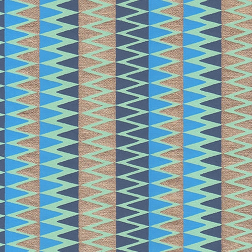 *NEW!* Southwest Stripe Paper- Zigzag Blues on Aqua Green Paper 22x30" Sheet Southwest Stripe Paper- Zigzag Blues on Aqua Green Paper 22x30" Sheet