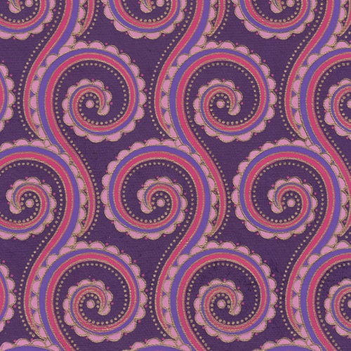 Art Nouveau Octopus Stripe Paper- Pink and Purple Shades 22x30" Sheet Art Nouveau Octopus Stripe Paper- Pink and Purple Shades 22x30" Sheet