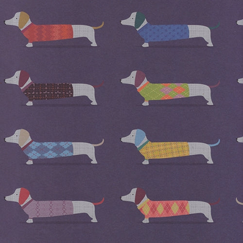 Hip Dochshunds in Sweaters- 19.5x27" Sheet Hip Dochshunds in Sweaters- 19.5x27" Sheet