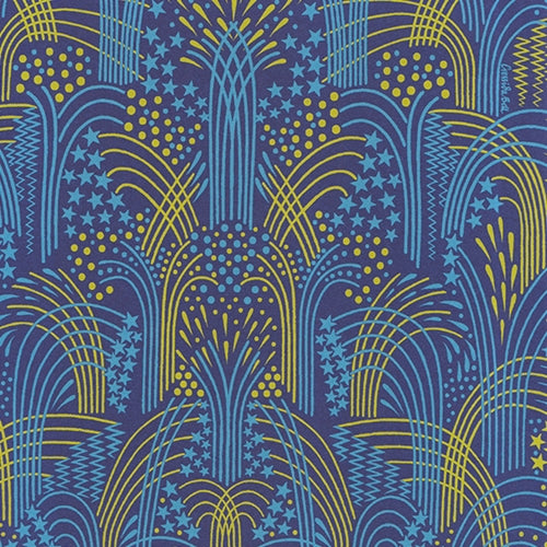 "Fireworks" by Cressida Bell- 19.5x27" Sheet "Fireworks" by Cressida Bell- 19.5x27" Sheet
